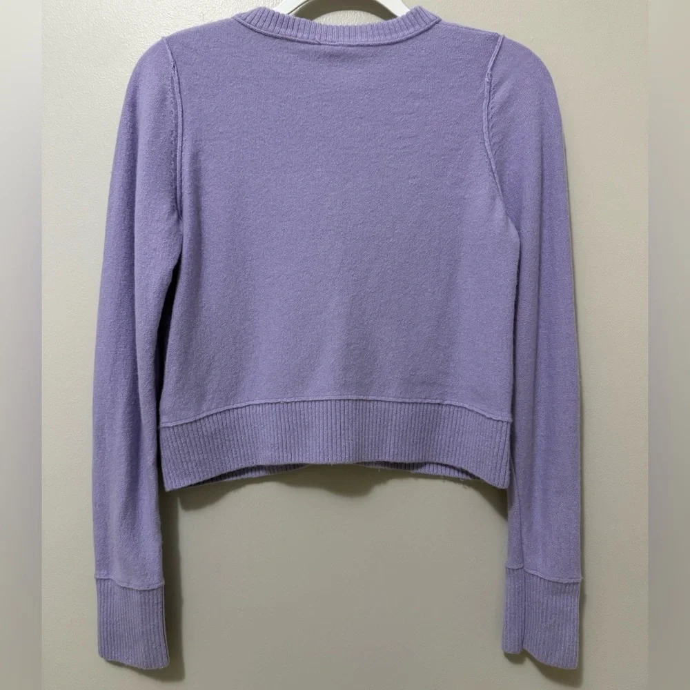 Free People Nocturnal Solid Cashmere Cardi | Mulberry Frost